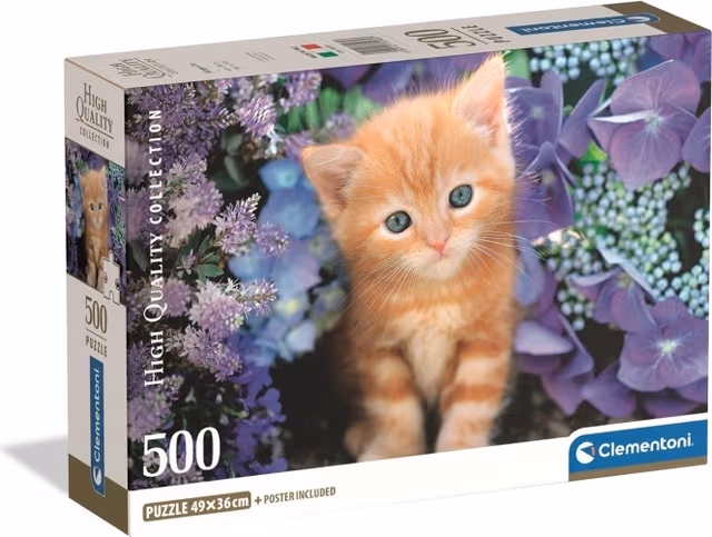 Clementoni Pussel 500 Pcs CB High Quality Collection Ginger Cat