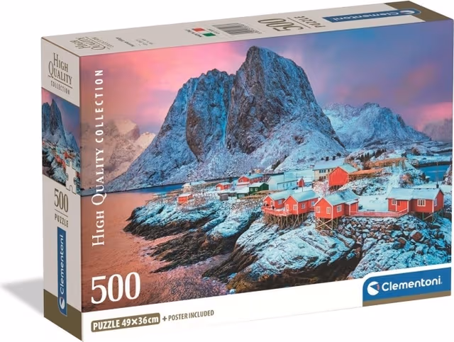 Clementoni Pussel 500 Pcs CB High Quality Collection Hamnoy Village