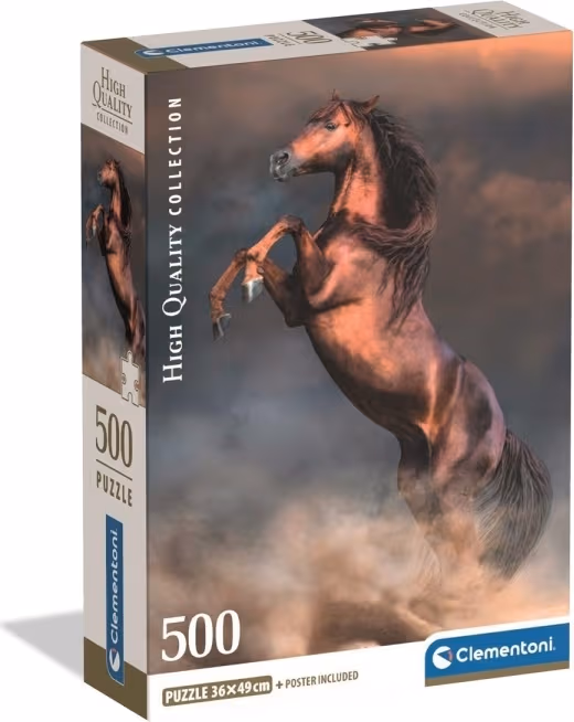 Clementoni Pussel 500 Pcs CB High Quality Collection Wild Red Stallion