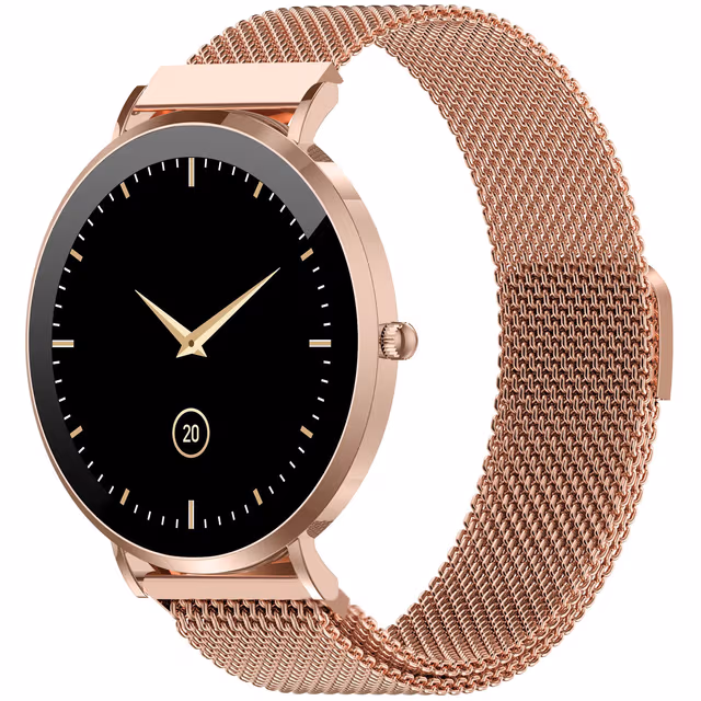 Denver SmartWatch AMOLED Hälsokoll Sport-läge SWC-394S Rosé