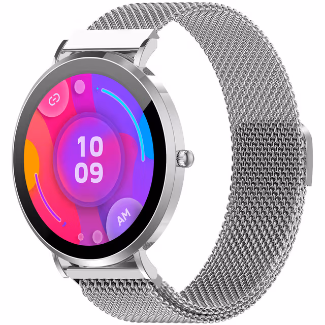 Denver SmartWatch AMOLED Hälsokoll Sport-läge SWC-394S Silver