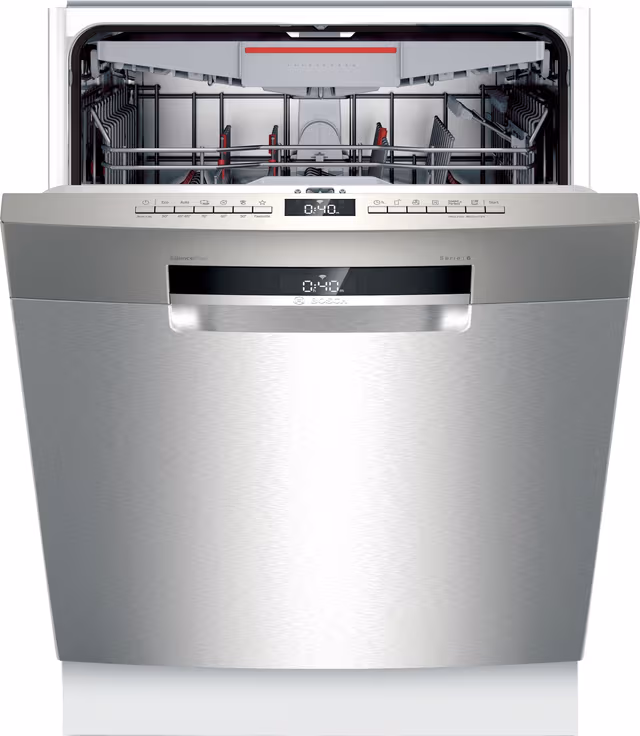 Bosch Serie 6 Diskmaskin SMU6ECI74S (rostfri/silver)