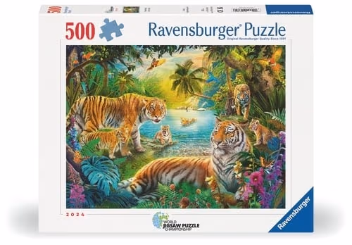 Ravensburger Tigerfamilj i oasen - 500p (12001384)