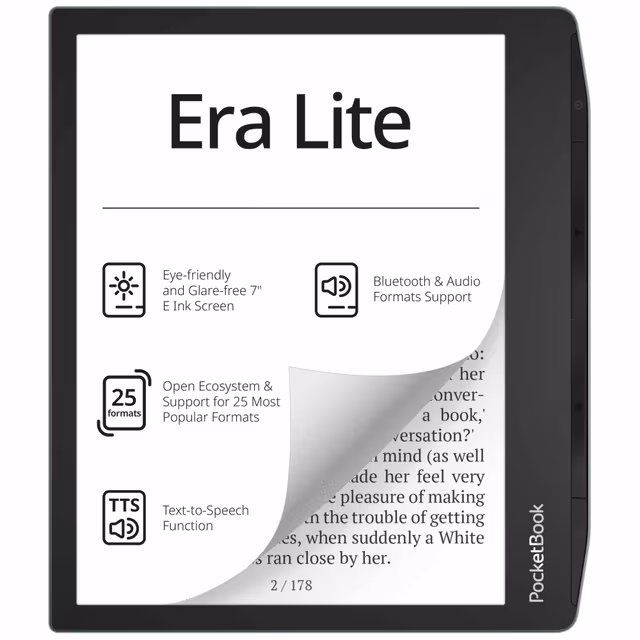 Pocketbook Era Lite 7" eBook-läsare (stengrön)