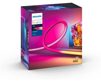 Philips Hue Play Gradient TV Lightstrip 75–85" – Vit & Färgambians