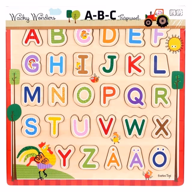 Barbo Toys Barbo Classic Wooden ABC Pussel (SE)