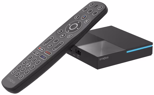 Strong Leap S3 Pro Google TV Box 4K UHD-strömningsenhet (svart)
