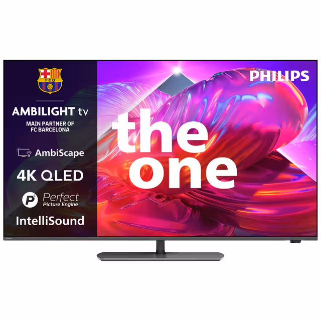 Philips 50" PQS9081 4K QLED Ambilight Smart TV (2026)