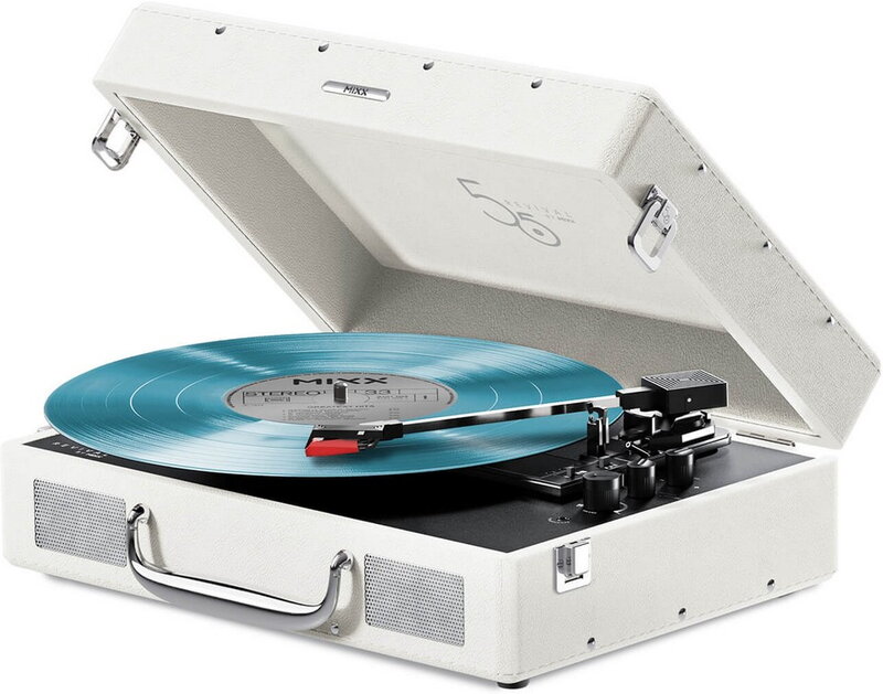 Mixx Vinyl Record Player - White