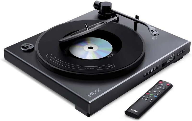 Mixx Analog Plus Vinyl and CD Player Bluetooth - Svart