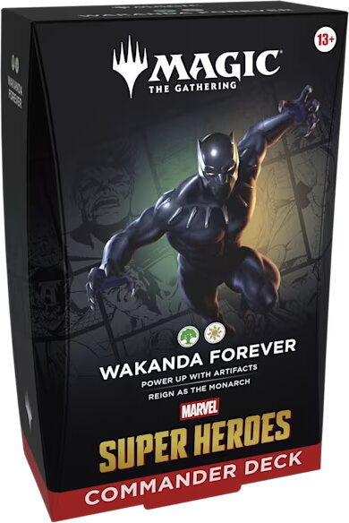 Magic the Gathering: Marvel Super Heroes Wakanda Forever Commander Deck