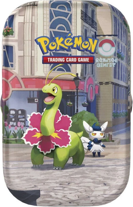 Pokemon Lumiose City Mini Tin Meganium/Meowstic