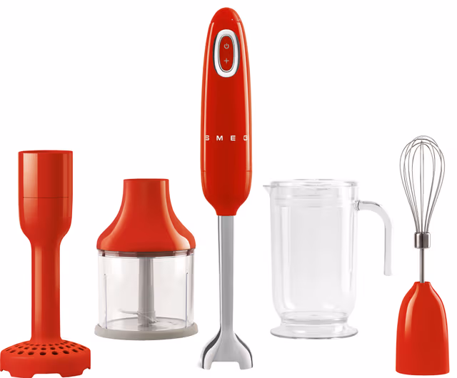 Smeg stavmixer HBF22RDEU (röd)