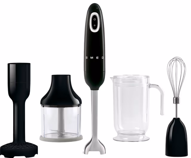 Smeg stavmixer HBF22BLEU (svart)