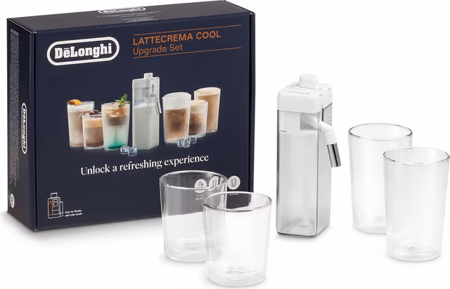 De'Longhi LatteCrema Cool mjölkskummare uppgraderingsset (transparent)
