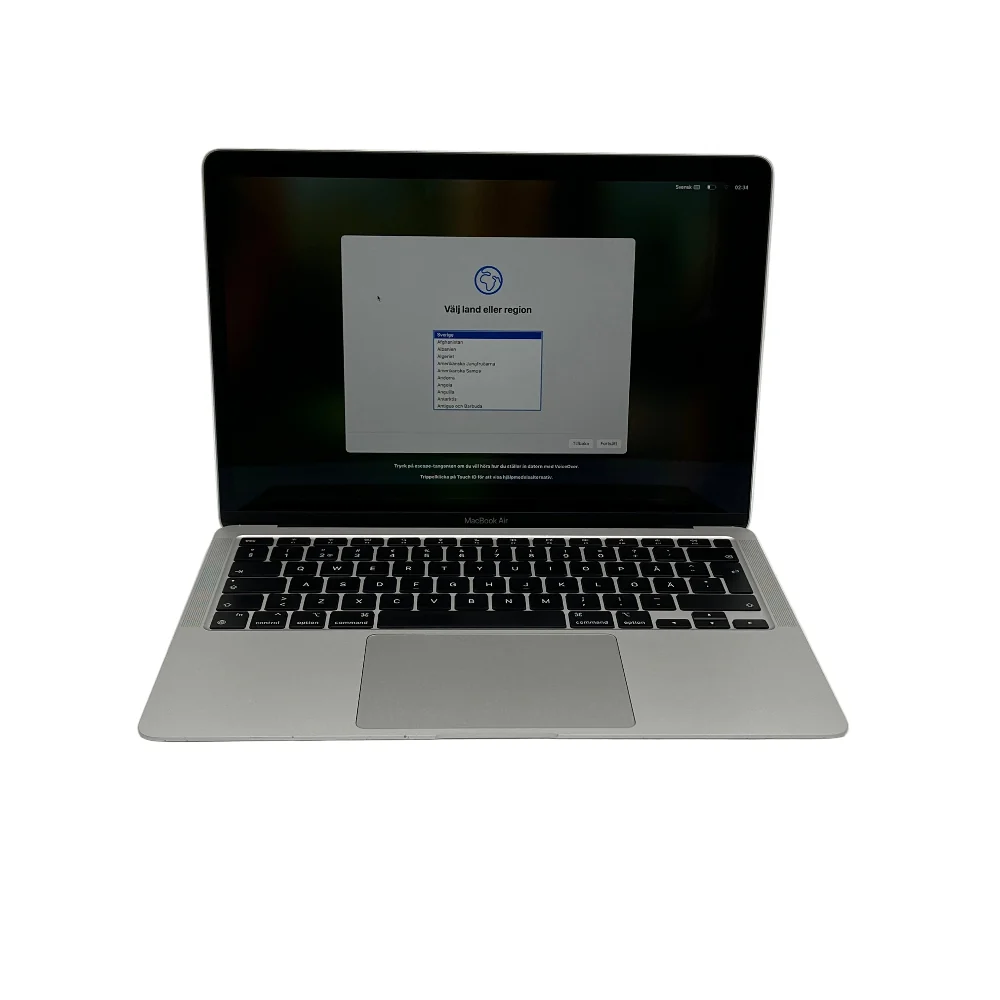 Begagnad MacBook Air 13" 2020 - M1 - 8GB - 256GB - Silver