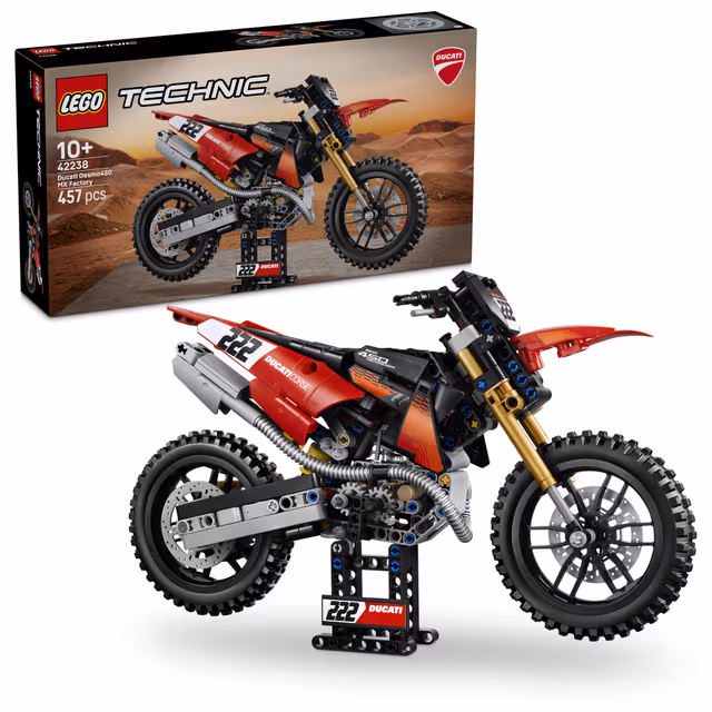 LEGO Technic Ducati Desmo450 MX Factory motorcykel 42238