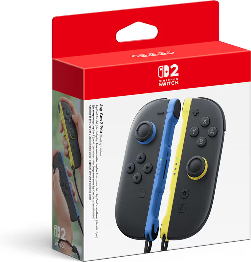 Nintendo Joy-Con 2 Par (Blå/Ljusgul)
