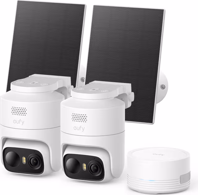 Eufy eufyCam C37 säkerhetskamera 2-pack (vit)