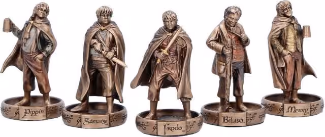 Nemesis Now Sagan om Ringen-figurset (Hobbits of the Shire)