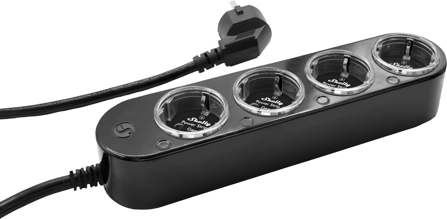 Shelly Power Strip Gen4 (svart)