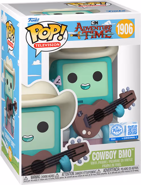 Funko POP! Adventure Time - Cowboy BMO With Guitar figur