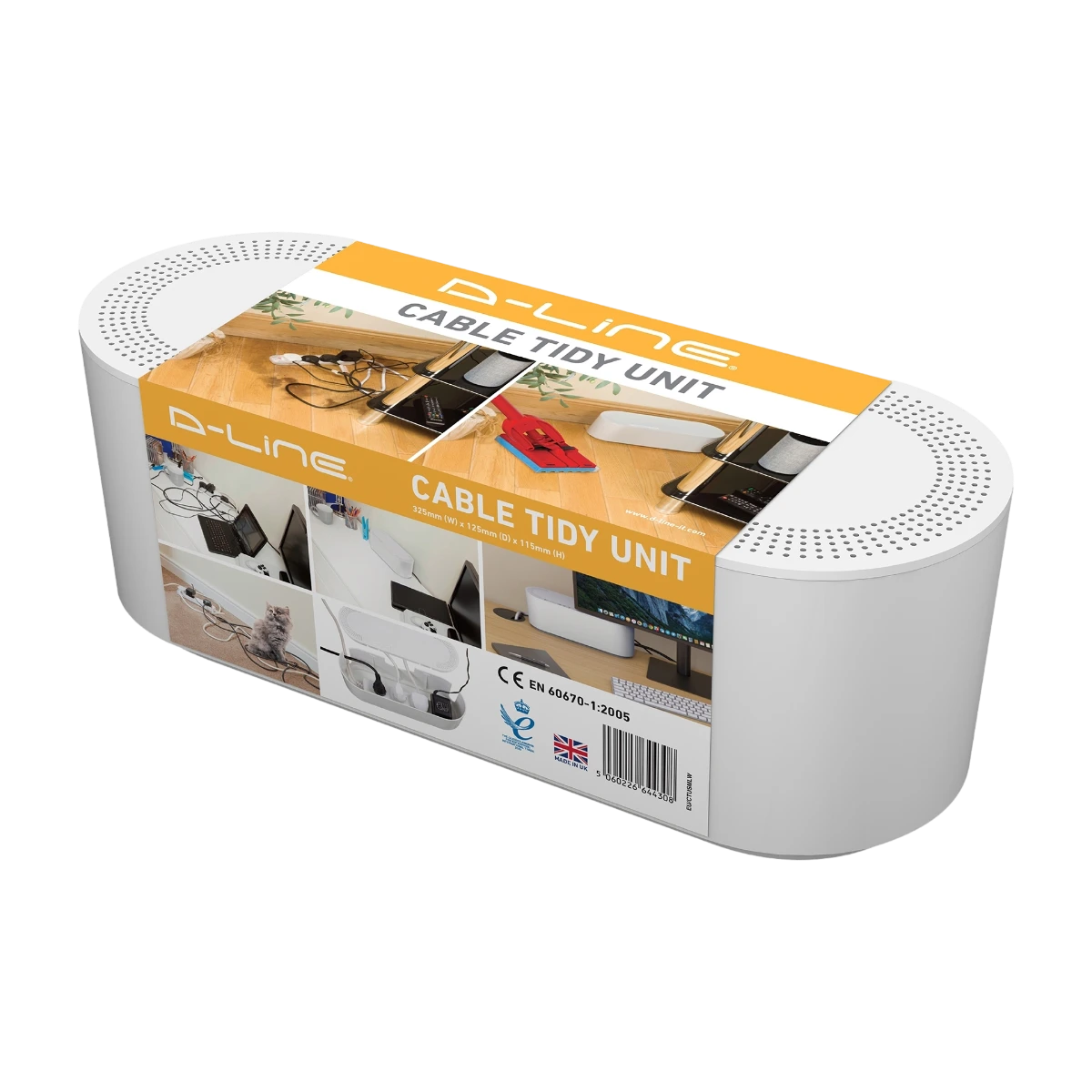 D LINE Cable Box Small White