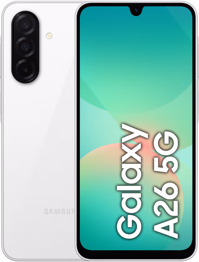 Samsung Galaxy A26 5G smartphone 6/128GB (vit)