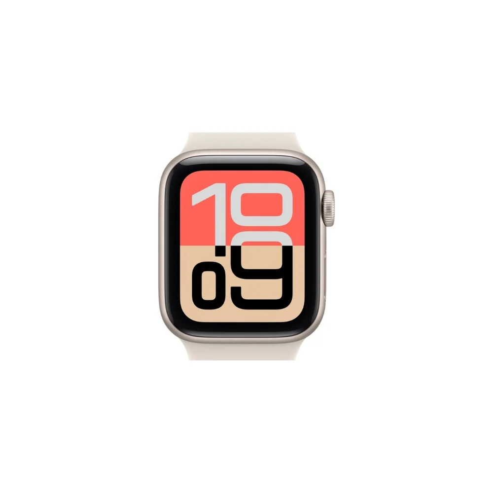 apple watch se 3 gps 40mm stjarnglans aluminium stjarnglans sportband s m
