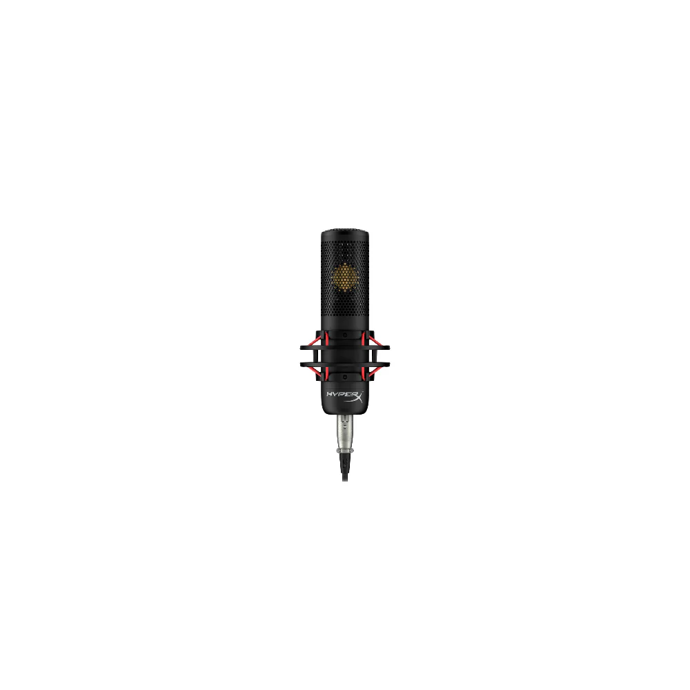 hewlett packard hyperx procast mikrofon kabling 38db kardioide sort rod