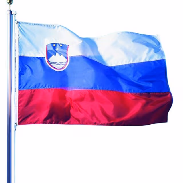 Slovenien Flagga 90x150cm Banderoll Utomhus Inomhus Festdekoration