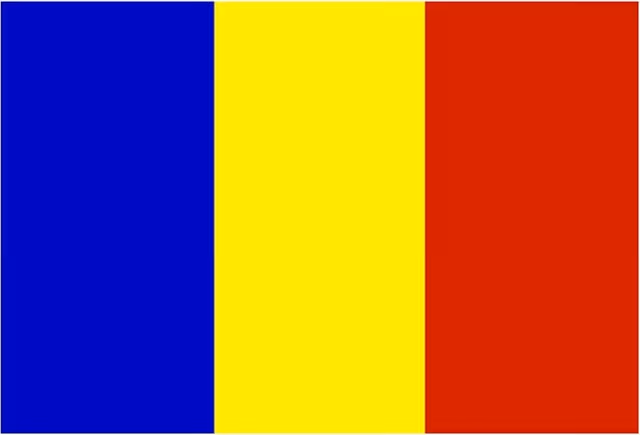 Rumänien Flagga 90x150cm Banderoll Utomhus Inomhus Festdekoration