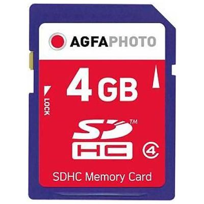 OUTLET - AgfaPhoto SDHC 4GB -minneskort