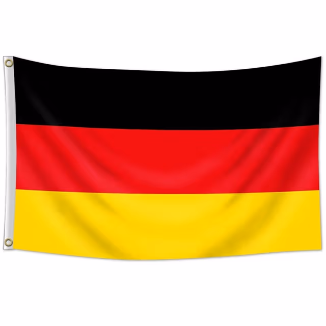 Tyskland Flagga 90x150cm Banderoll Utomhus Inomhus Festdekoration