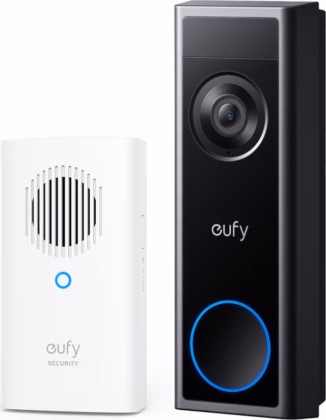 Eufy C31 videodörrklocka med ringklocka 2K (svart)