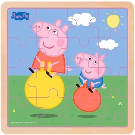 Barbo Toys - Framed Wooden Puzzle - Bouncy Ball