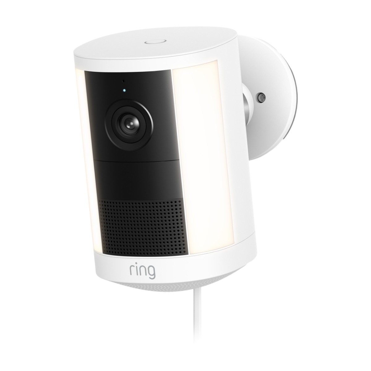Ring Spotlight Cam Pro Plug-In 2K säkerhetskamera, vit