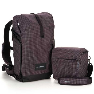 Shimoda Sidecountry 28 Starter Kit -ryggsäck + medium top loader, svart/vit