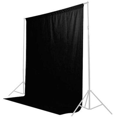 Caruba Backdrop Fabric Bakgrund 2x3m, svart