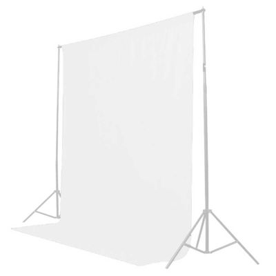 Caruba Backdrop Fabric Bakgrund 2x3m, vit
