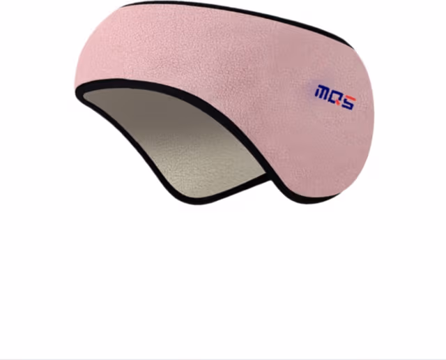 Justerbar Ögonmask med Öronmuffar - Brusreducering & Mörkläggning, Sömnmask Pink