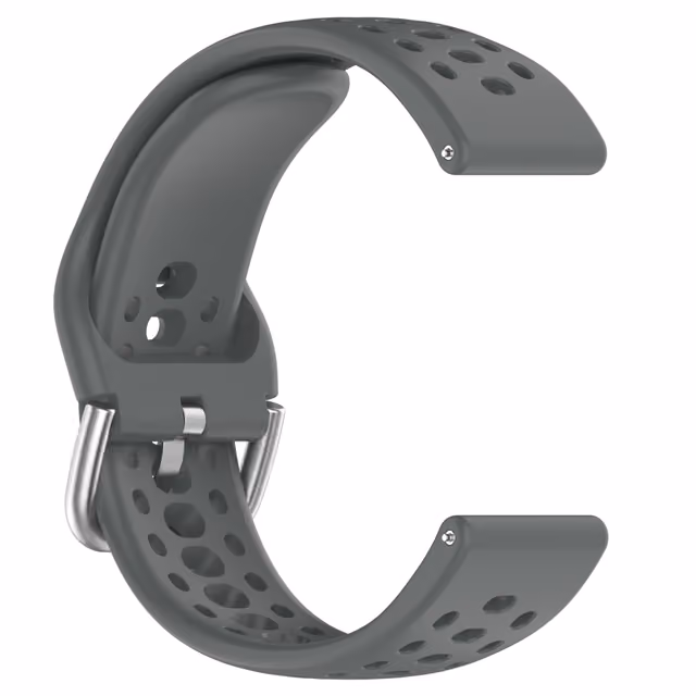 Amazfit Active 2 Band - Andningsbart silikon sportbyte DarkGrey