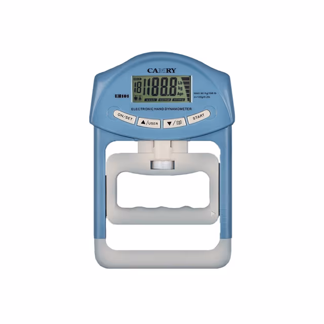 ELEKTRONISK Handdynamometer Greppstyrketestare - Justerbar & Exakt Blue