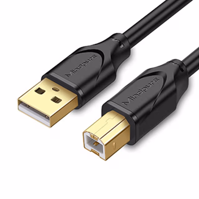 USB 2.0 Skrivarkabel: Guldpläterad, Hög Hastighet, Kompatibel med Flera Enheter 5 m