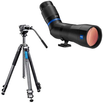 Zeiss Conquest Apia 65 20-50x + Leofoto LV-323C+BV-10 Tripod Kit