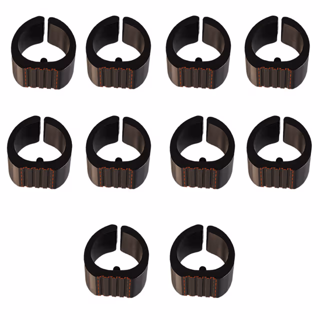 10-pack Bågformade Möbelbensskydd Black XL