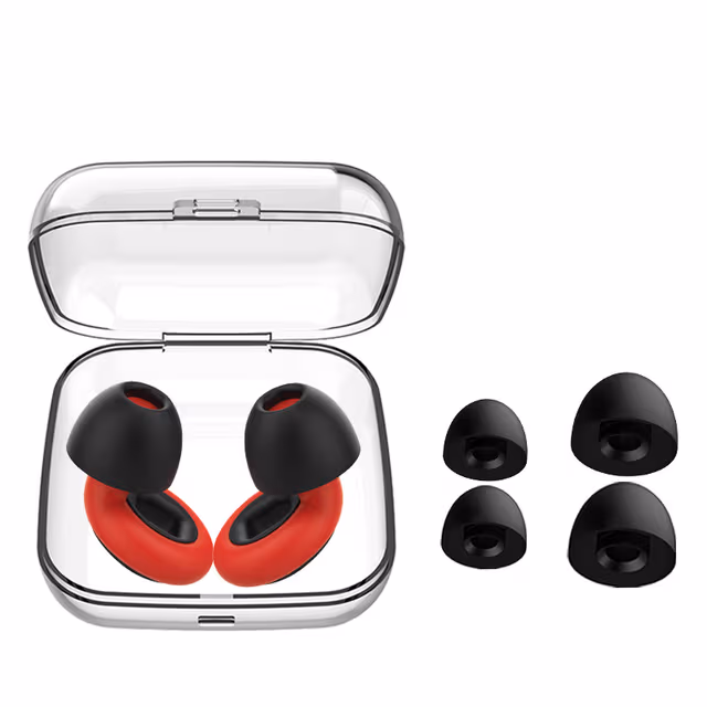 Brusreducerande öronproppar Black/Red