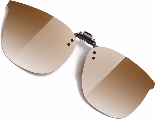 Polariserade Clip-on Solglasögon Brown