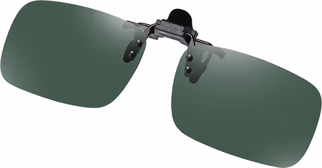 Polariserade Clip-on Solglasögon: Ultimat UV400-skydd DarkGreen