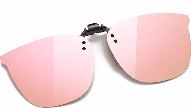 Polariserade Clip-on Solglasögon Pink
